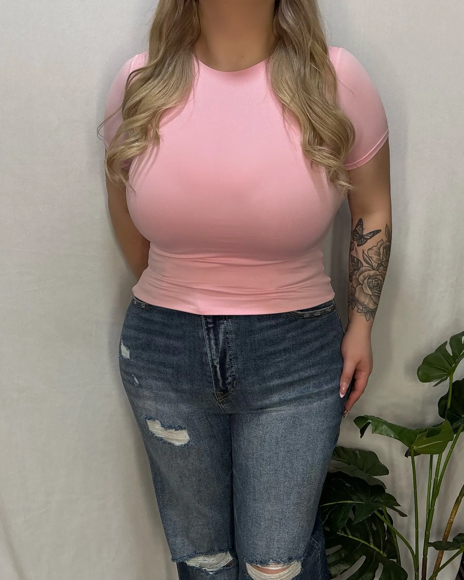 Athena Top (Light Pink)