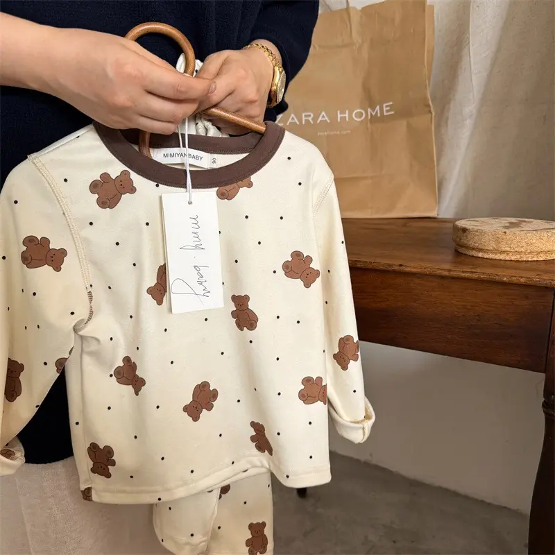 Bear Full Print/Warm Set