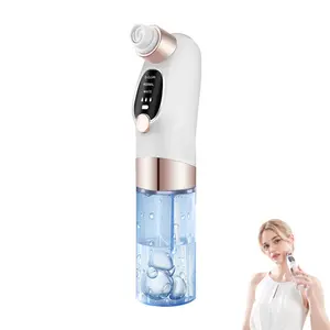 usb rechargeable facial pore cleanser water circulation blackhead remover vacuum, deep cleansing tool for face with multiple suction levels, portable skin care device for men and women, gentle exfoliator pore extractor facial spa tool