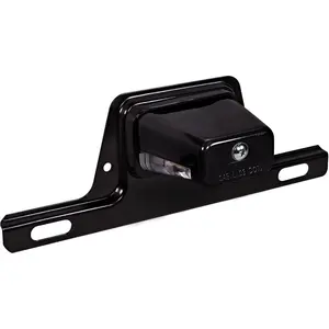 DOT Approved LED License Plate Light with Steel Bracket, 12V Waterproof Submersible Tag Lamp for Boat Trailer, RV, Truck & Utility Use