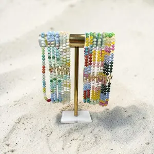 Nectar & Bloom Charm Bar Custom Candy Beaded Necklace