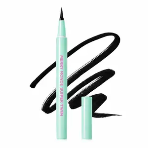 Waterproof Fox Eye Eyeliner Pen - SmudgeProof Longwear Precision Tip for Sharp Wings,Bigger Looking Eyes, Clean Girl Makeup & AllDay Wear