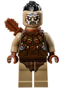Lor102 Hunter Orc with Top Knot and Quiver