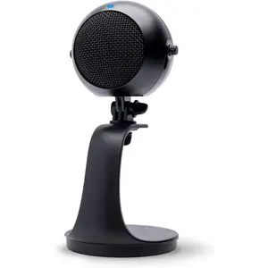 WebMic USB Microphone with Desktop Stand in Black- Cardioid Condenser  Microphone for PC and  with Mic , Headphone - for Gaming, Podcast, Streaming, Video Conferencing