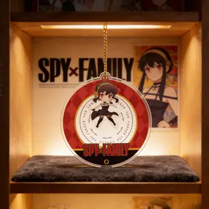 MINISO × Spy x Family -  Acrylic Keychain Series – Limited Edition Collectible JP Anime Merch Perfect Gift for Anime Fans, Cute Bag Charm Accessory