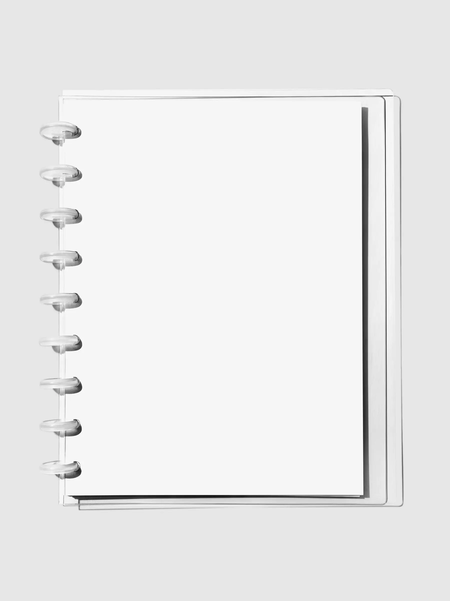 Crystal Clear Discbound Notebook Cover | HP Classic