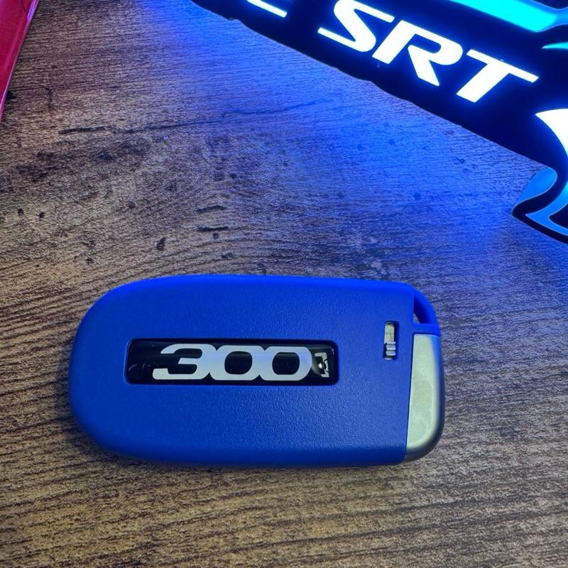 Red,Pink,Black, Blue 300 -Hellcat Key Fob Shell for Chrysler 300 Dodge Charger Challenger Durango Redeye Demon Trackhawk with 300 Logo