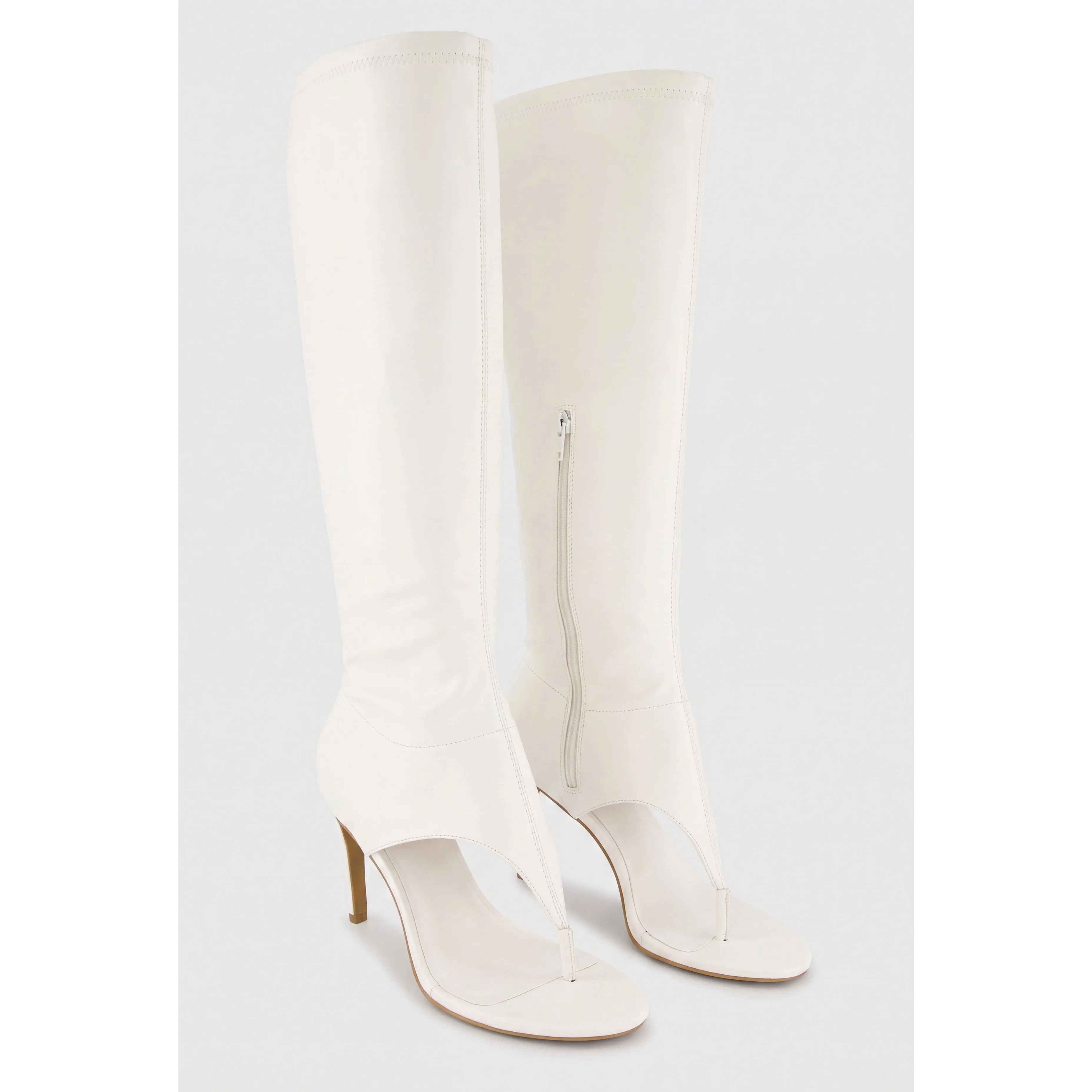 Desiree Knee High Thong Heels Desiree Knee High Thong Heels
