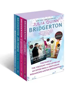 Bridgerton Boxed Set 1-4: The Duke and I/The Viscount Who Loved Me/An Offer from a Gentleman/Romancing Mister Bridgerton (Bridgertons) Paperback – March 15, 2022
