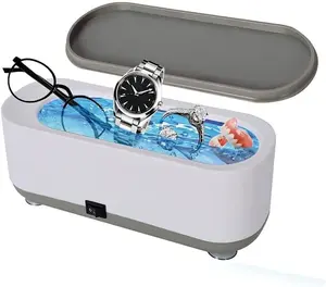Professional Ultrasonic Cleaner – Portable Digital Cleaning Machine for Jewelry, Eyeglasses, Watches, and Small Parts – 250ml Tank with Timer – Powerful Deep Cleaning.