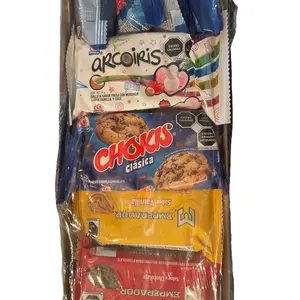 PekePakes Gamesa Mini PekePakes - 14 Mini Packs of Arcoíris, Chokis, Mini Mamut, and Emperador Cookies - Snack