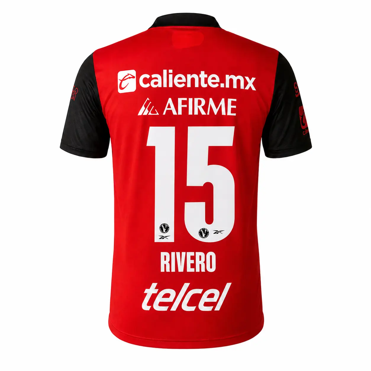 Ignacio Rivero #15 Club Tijuana Football Home Jersey 26/27 full logo