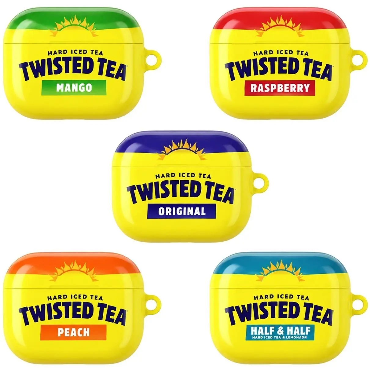 Twis.ted Tea Original AirPods Case - Hard Iced Tea Shockproof Protection for AirPods Pro 1 2 3 , Airpod 1 2 3 4 Aesthetic Air Pods Case Cover Protective