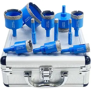 ZNXIMER Diamond Core Drill Bit Set - 28mm x 12mm for Drilling Holes in Ceramic, Tile, Porcelain, Granite, Marble & More