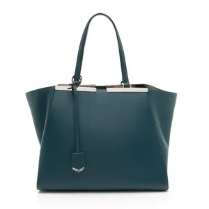 Pre-owned FENDI Leather Tote Bags Vitello Elite 3Jours Large Tote