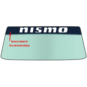 Fits A NISMO Vehicle Custom Windshield Banner Graphic Die Cut Decal - Vinyl Application Tool Included
