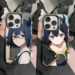 B-Black C-Clover Nero Phone Case For iPhone17, 16,15,14,13,12,11,Pro,Max,Plus,Mini,XS,SE Anti Fall Black Matte Hard Bumper