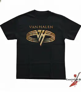[SALE UP TO 50%] Van Halen Logo Black Unisex T-shirt Size S-5XL, Unisex Shirt Made Using 100% US Cotton, Design & Printed In The USA