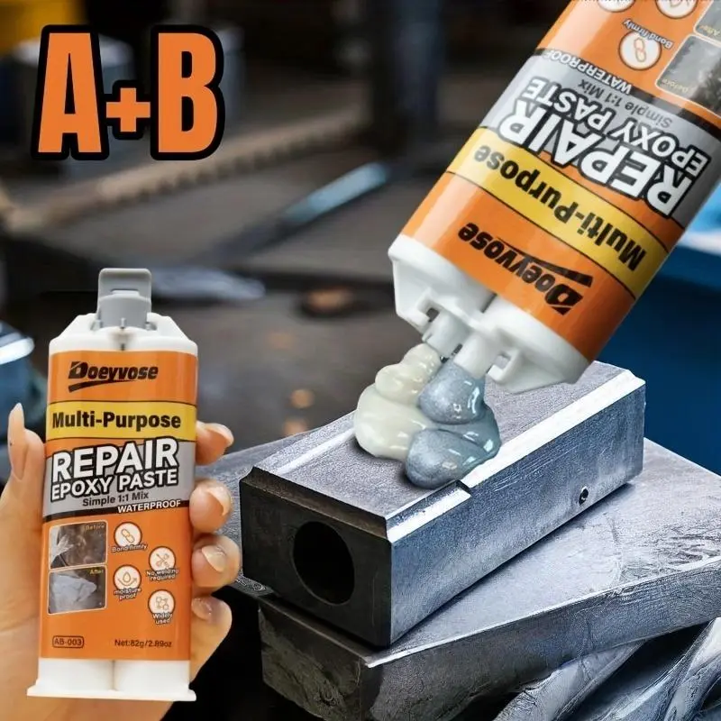 Car Repair Epoxy Resin Paste, Multi-purpose Quick Dry Anti-vibration Epoxy Resin Paste, Outdoor Faucet Repair Kit, Car Maintenance Tool, Waterproof Bond Seal, Quick Dry Adhesive, Strong Bond Glue, Super Strong Adhesion