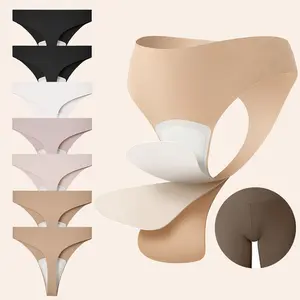 LUCKMEEY 5/7 PCS Camel Toe Cover Thongs for Women, Multipack - G-String, Seamless Design, Basic Fit, Machine Washable, Comfortable Underwear - Flawless Thongs for Women, Invisible Under Leggings