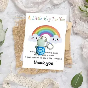 1-100pcs Tortoise Key Chain for Father's Day Gifts, Cute Mini Tortoise Designs for Men, Perfect End of Year Personalized Items, Trendy Cute Keychain