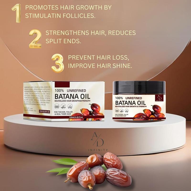 Batana Oil for Hair Growth Dr. Sebi Organic Pure from Honduras with Keratin, Enhance Efficacy for Haircare Lightweight Daily Restore