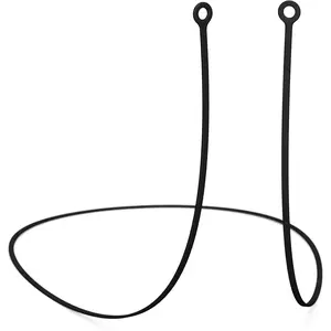 Earplug Lanyard - Durable, Flexible-Premium Silicone Cord - Works with Most Earplugs with Removable Tips - Compatible with CURVD, Loop, Vibes & More