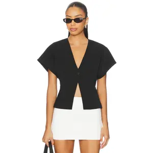 ALL THE WAYS Wanda Top in Black