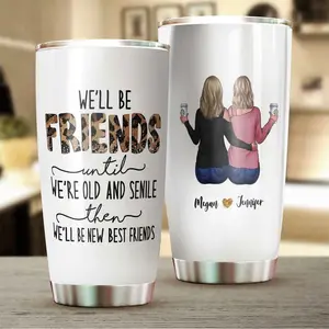 Personalized Friends Tumbler, Friendship Tumbler, Best Friend Tumbler, Custom Name, Friend Gift