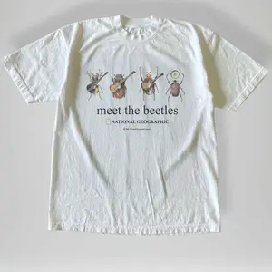 Gildan Men's And Women's T-Shirt, Vintage Style National Geographic Meet The Beetles Tee Unisex Short Sleeve Shirt, Animal T-Shirt, Unisex Vintage Graphic Tees Gothic Grunge Y2k Emo Scene Amity Affliction Style Clothes Men Women Streetwear Summer