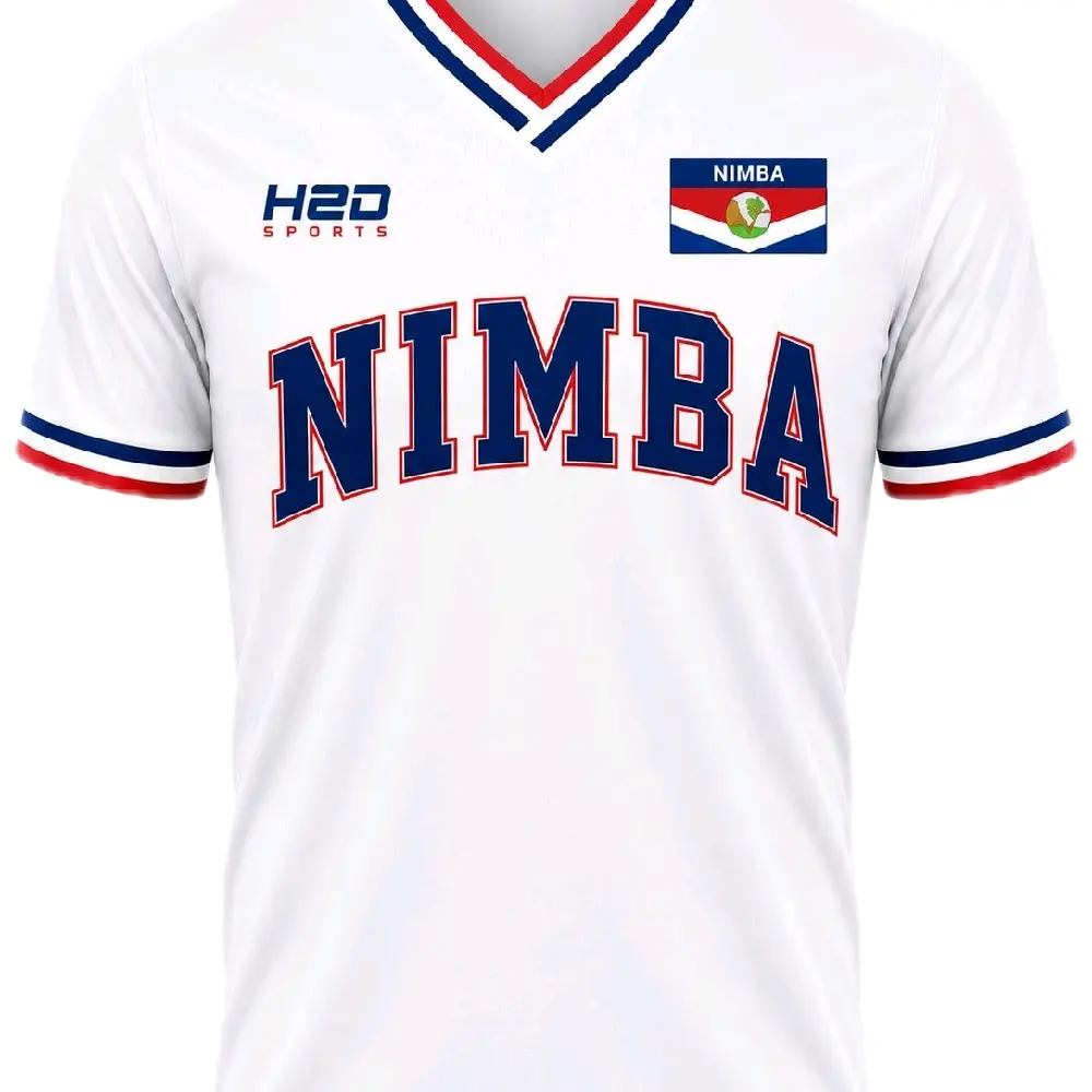 Nimba County plain white Premium Jerseys