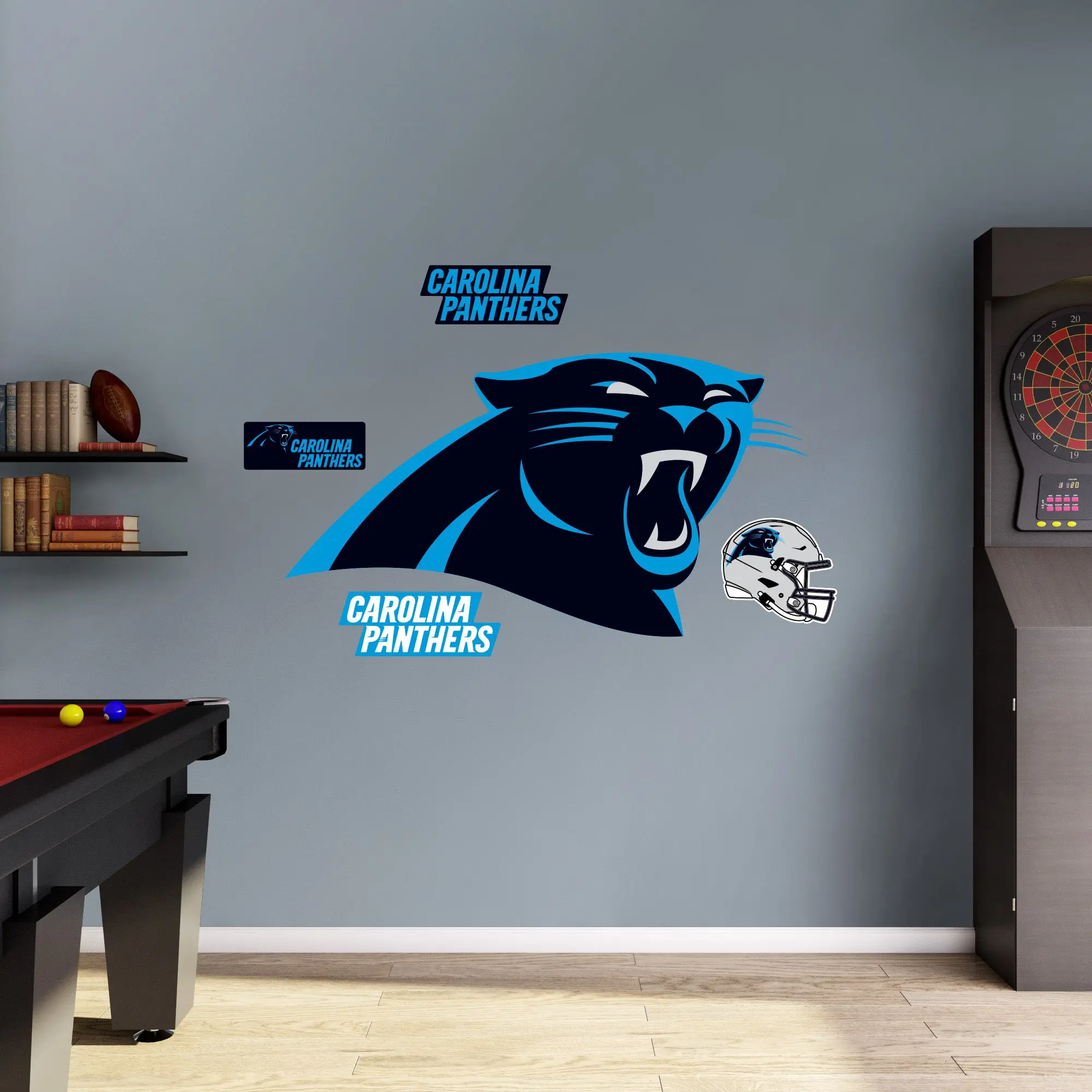 LARGE Logo +4 Decals  (57"W x 31"H)