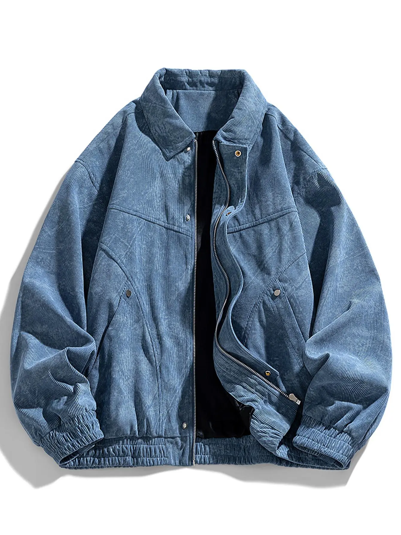 Autumn Jacket Men's American Casual Loose Fashion Trendy Vintage Lapel Coat