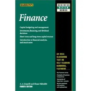 USED-Finance (Barron's Business Review Series) by A. A. Groppelli (Paperback)