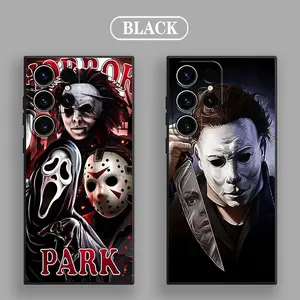 Michaels Myers Halloween Phone Case For Samsung Galaxy S25FE Cases S25 S24 S23 S21 Ultra S20 S24 FE S22 Plus A36 A56 55 5G Cover Zmbla 01