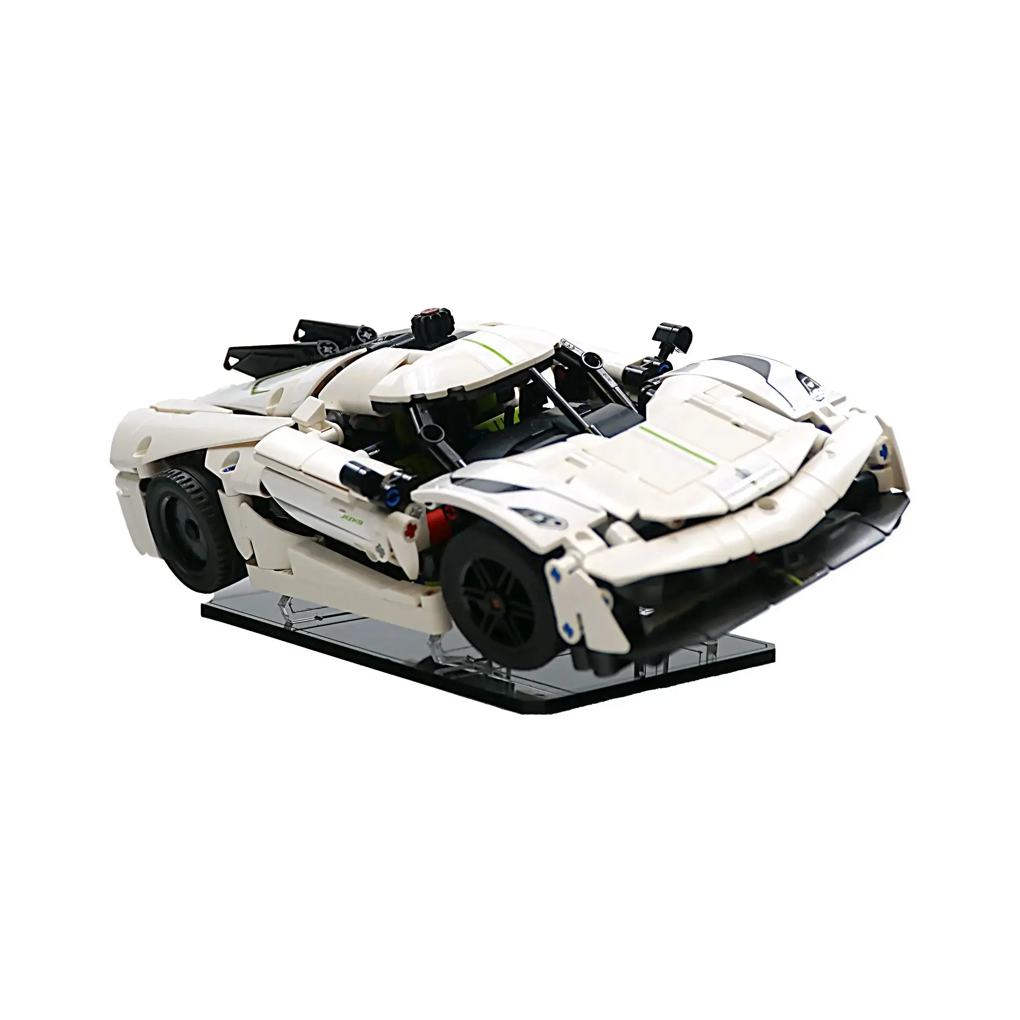 Display Stand for LEGO Technic Koenigsegg Jesko Absolut White Hypercar (42184)