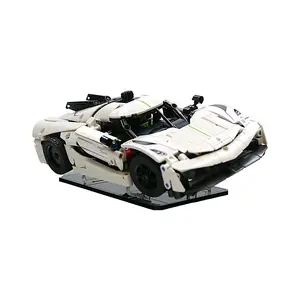 Display Stand for LEGO Technic Koenigsegg Jesko Absolut White Hypercar (42184)