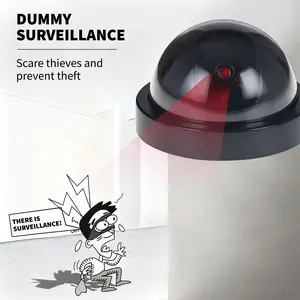Dummy Surveillance Camera Fake Security Camera Model Indoor Dummy Sensor No Drill Stick On Design Scare Thieves Prevent Theft