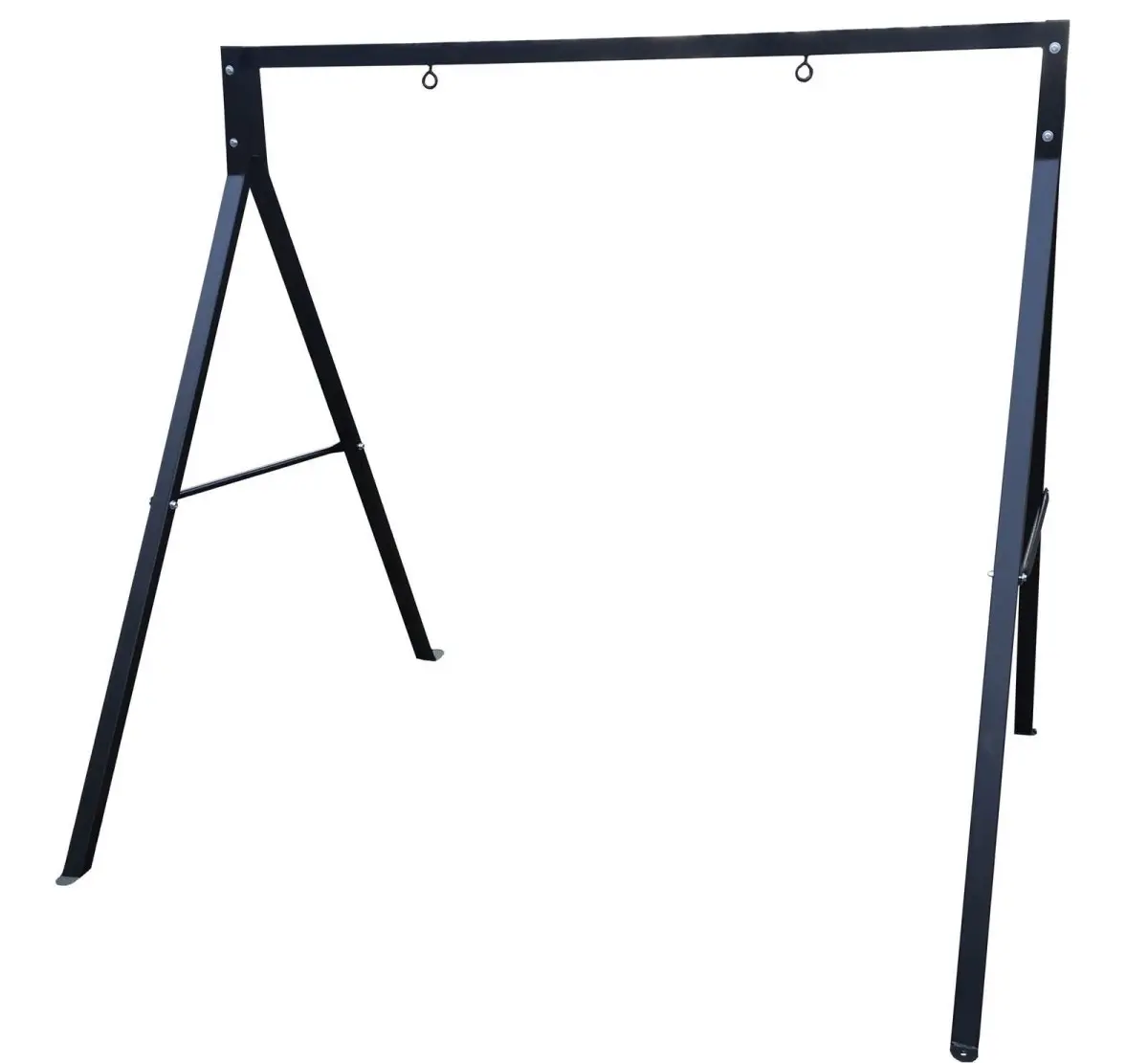 212 MAIN Outdoor Double-Holder Metal Steel Swing Stand - Nut Fixtures, Traditional-Look Patio Frame for Outdoor Living Furniture