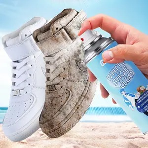 White Sports Shoe Care Cleaner, Synthetic Leather Polishing & Renovation Agent, Multi-Purpose Care Solution, Restores Original Shine of Shoes & Leather Furniture, Easy to Use, Ideal for Home Use