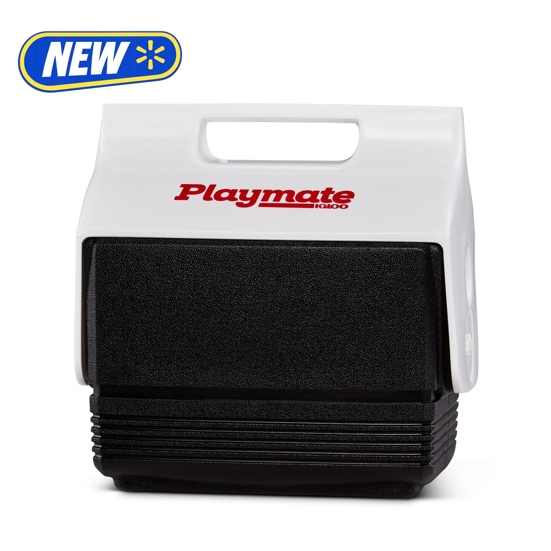 Igloo Playmate Mini Cooler, 4 QT Capacity, Holds 6 Cans, Black, Insulated Hard Side Lunchbox Cooler Keeps Your Lunch Cold