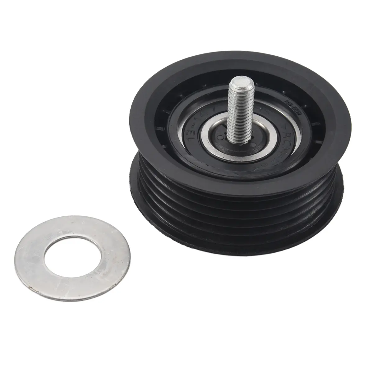 Belt Tensioner Idler Pulley (Part #2722021019, 6.7 cm length, 2.55 cm width, Metal+Plastic, Tension Control, Long-Lasting Durability, Easy Install) for Mercedes Benz M272, M273, C230, C320, E320, E500, S430, 6.7X2.55cm