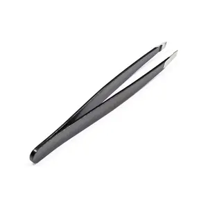 The Hair Diagram Bold Hold Lace Tweezers Professional Stainless Steel Slant Tip for Wig Hairline Plucking Precision Hair Removal Tool Durable & Easy to Clean