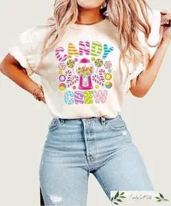 Candy Land T-Shirt – Sweetie Candy Crew Sweatshirt, Fun Candy Lover Tee, Inspirational Women’s Apparel, Candy Squad Gift