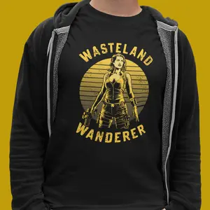 Personalized Fallout Retro Comic Style Wasteland Wanderer Short-Sleeve Unisex T-Shirt, Vault Boy Tee Shirt, fallout boy, Gamer Shirt, Fallout Fan Gift, Video Game Tee, Gifts for Dad, Gifts for Boyfriend, Gifts for Girlfriend, Gifts for Husband 96A6N 8640