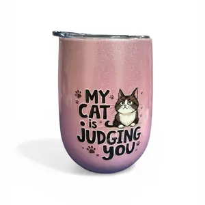 Taza Térmica de Acero Inoxidable Vaso Insulado Reutilizable para vino Coffee Tumbler Drinkware Mug