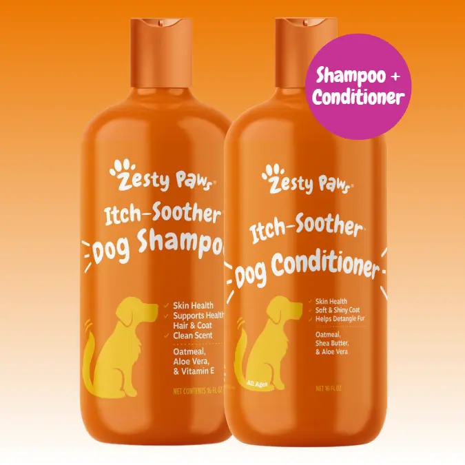 TikTok Exclusive Bundle Zesty Paws Spring Glow Soothing Lather (Itch-Soother Shampoo + Conditioner) TikTok Exclusive Bundle Zesty Paws Spring Glow Soothing Lather (Itch-Soother Shampoo + Conditioner)