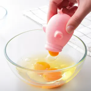 BOGO Egg Utensils Kitchen Pig Shaped Egg Separator for Easy Cooking and Baking