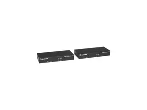Black Box KVXLCHF-100 KVX Series KVM Extender over Fiber - 4K, Single-Head, HDMI, USB 2.0, Serial, Audio, Local Video