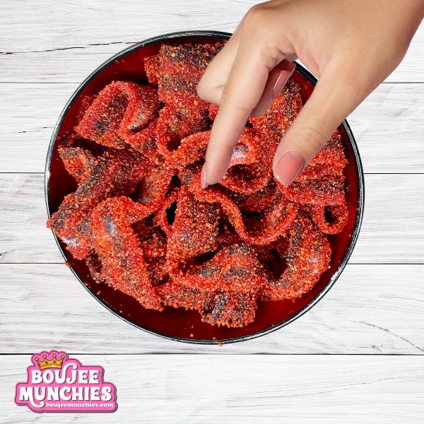 Boujee Munchies Spicy Cotton Candy Belts - 2 Bags